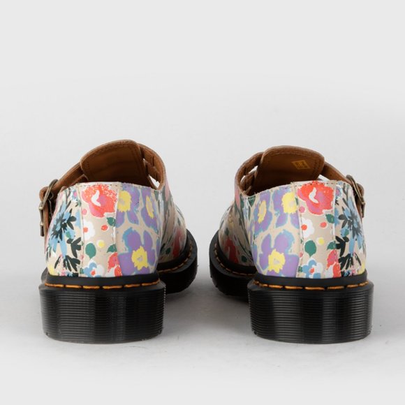 DR. MARTENS 8065 FLORAL MASH UP LEATHER MARY JANE MSRP$170 Super Cute - Picture 16 of 16